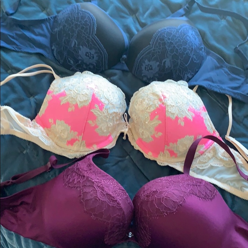 Worn once each. Super padded bras.